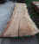 HARDWOOD AIR DRIED TIMBER WANEY EDGE / LIVE EDGE ENGLISH PIPPY BROWN OAK SLAB / TABLE TOP