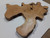 Hardwood Kiln Dried African Green Thorn Timber Log Slice / Cookie