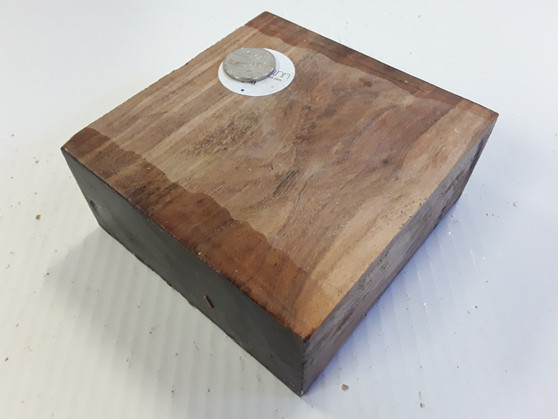 HARDWOOD KILN DRIED SAWN EXOTIC TIMBER AFRICAN XYLIA WOODTURNING BLANK / SQUARE * RARE *