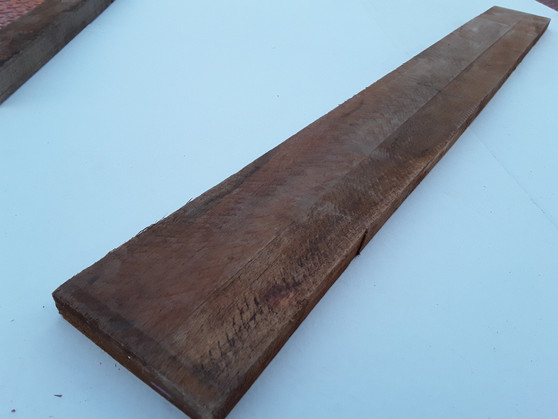 HARDWOOD KILN DRIED AFRICAN TIMBER KIAAT BOARD / PLANK OFFCUT * RARE *
