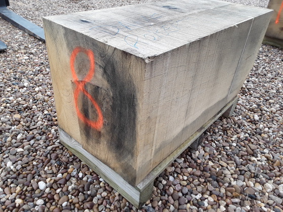 HARDWOOD FRESH SAWN ENGLISH OAK BLOCK /BEAM