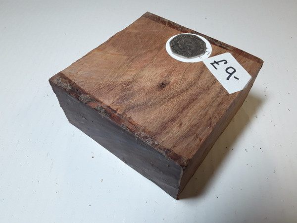 HARDWOOD TIMBER KILN DRIED SAWN EXOTIC TIMBER AFRICAN XYLIA WOODTURNING BLANK / SQUARE * RARE *