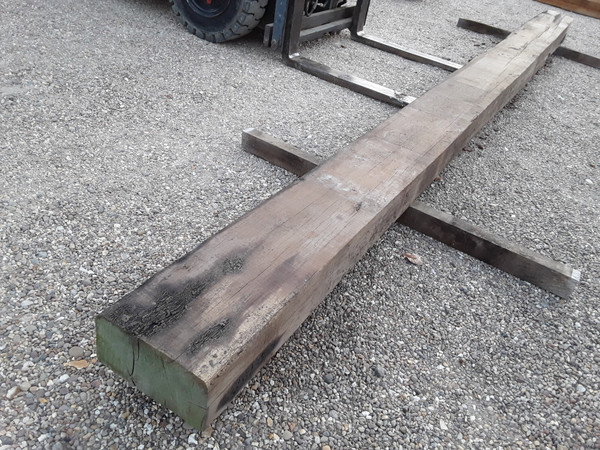 HARDWOOD SAWN AIR DRIED GREENHEART TIMBER BEAM / SLEEPER