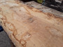 HARDWOOD DRIED TIMBER SAWN WANEY EDGE / LIVE EDGE PIPPY ENGLISH OAK SLAB / TABLE TOP