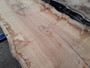 HARDWOOD TIMBER AIR DRIED WANEY EDGE / LIVE EDGE PIPPY ENGLISH OAK SLAB / TABLE TOP