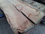 HARDWOOD TIMBER AIR DRIED SAWN WANEY EDGE / LIVE EDGE PIPPY ENGLISH OAK SLAB / TABLE TOP