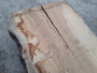 HARDWOOD AIR DRIED SAWN TIMBER WANEY EDGE / LIVE EDGE ENGLISH PIPPY OAK SLAB / TABLE TOP
