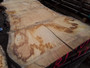 HARDWOOD SAWN WANEY EDGE / LIVE EDGE TIMBER BURR / PIPPY ENGLISH OAK SLAB / TABLE TOP