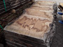 HARDWOOD AIR DRIED SAWN WANEY EDGE / LIVE EDGE TIMBER BURR / PIPPY ENGLISH OAK SLAB / TABLE TOP