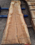 HARDWOOD SAWN WANEY EDGE / LIVE EDGE DRIED BROWN ENGLISH PIPPY OAK SLAB / TABLE TOP