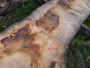 HARDWOOD AIR DRIED SAWN WANEY EDGE / LIVE EDGE TIMBER ENGLISH CHESTNUT SLAB / TABLE TOP