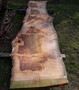 HARDWOOD AIR DRIED SAWN WANEY EDGE / LIVE EDGE TIMBER ENGLISH CHESTNUT SLAB / TABLE TOP