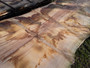 HARDWOOD SAWN AIR DRIED TIMBER WANEY EDGE / LIVE EDGE ENGLISH CHESTNUT SLAB / TABLE TOP
