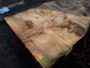HARDWOOD SAWN DRIED TIMBER WANEY EDGE / LIVE EDGE ENGLISH CHESTNUT SLAB / TABLE TOP
