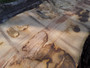 HARDWOOD SAWN DRIED TIMBER WANEY EDGE / LIVE EDGE ENGLISH CHESTNUT SLAB / TABLE TOP