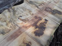 HARDWOOD SAWN DRIED TIMBER WANEY EDGE / LIVE EDGE ENGLISH CHESTNUT SLAB / TABLE TOP
