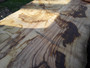 HARDWOOD SAWN DRIED WANEY EDGE / LIVE EDGE ENGLISH CHESTNUT SLAB / TABLE TOP