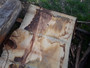 HARDWOOD SAWN DRIED WANEY EDGE / LIVE EDGE ENGLISH CHESTNUT SLAB / TABLE TOP