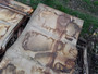 HARDWOOD TIMBER SAWN DRIED WANEY EDGE / LIVE EDGE ENGLISH CHESTNUT SLAB / TABLE TOP