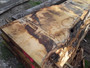 HARDWOOD AIR DRIED TIMBER SAWN WANEY EDGE / LIVE EDGE ENGLISH CHESTNUT SLAB / TABLE TOP