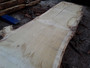 HARDWOOD SAWN AIR DRIED WANEY EDGE / LIVE EDGE ENGLISH BURR OAK SLAB / TABLE TOP