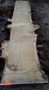 HARDWOOD SAWN AIR DRIED WANEY EDGE / LIVE EDGE ENGLISH BURR OAK SLAB / TABLE TOP