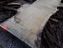 HARDWOOD SAWN AIR DRIED WANEY EDGE / LIVE EDGE ENGLISH BURR OAK SLAB / TABLE TOP