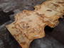 HARDWOOD AIR DRIED SAWN PIPPY / BURR WANEY EDGE / LIVE EDGE ENGLISH OAK SLAB / TABLE TOP