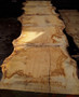 HARDWOOD SAWN DRIED PIPPY / BURR WANEY EDGE / LIVE EDGE ENGLISH OAK SLAB / TABLE TOP