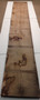 HARDWOOD TIMBER SAWN AIR DRIED WANEY EDGE / LIVE EDGE ENGLISH OAK BOARD / PLANK OFFCUT