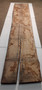 HARDWOOD TIMBER SAWN DRIED WANEY EDGE / LIVE EDGE OAK BOARD / PLANK OFFCUT