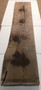 HARDWOOD TIMBER SAWN DRIED WANEY EDGE / LIVE EDGE ENGLISH OAK BOARD OFFCUT