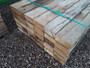 HARDWOOD RUSTIC FRESH SAWN ENGLISH OAK SLEEPERS