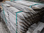 HARDWOOD SAWN ENGLISH GREEN OAK POINTED POSTS / STAKES