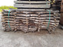 HARDWOOD SAWN BURR / PIPPY ENGLISH WANEY EDGE / LIVE  OAK SLABS / TABLES
