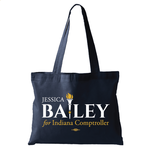 Jessica Bailey (Navy Canvas Tote)