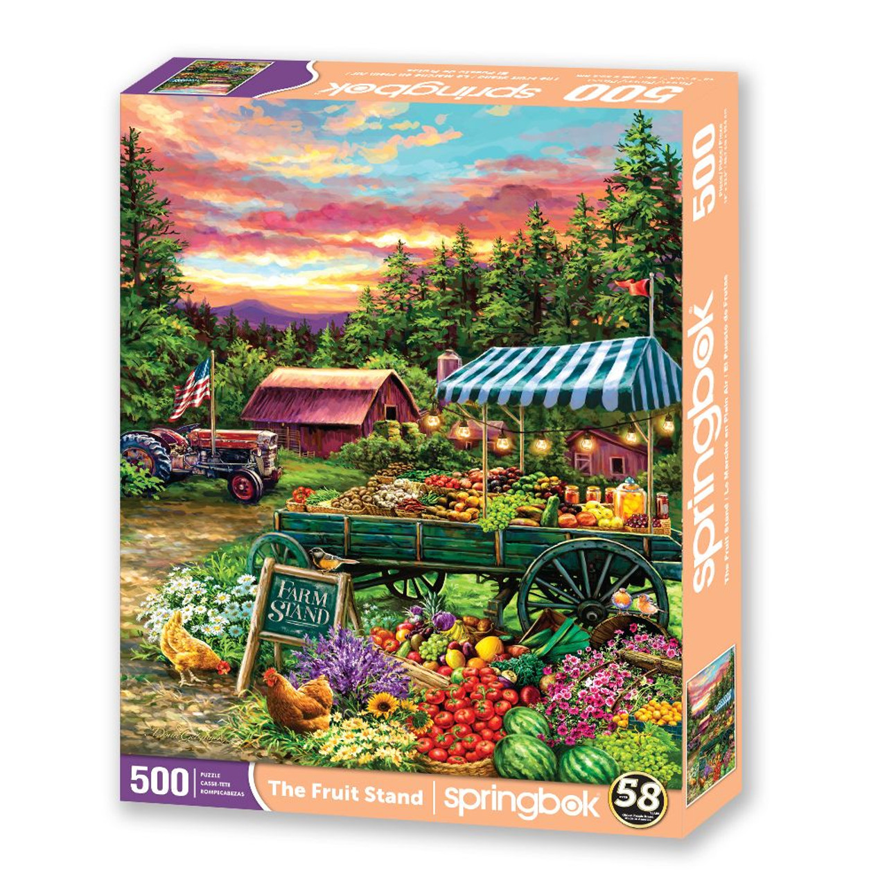 超人気高品質 Snack Stack 500 Piece Jigsaw Puzzle パズル