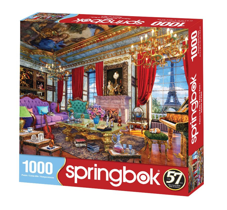 Schmidt Spiele 58976 Puzzle 1000 Pezzi "Terrace In Paris" - Dimensioni 69,3x49,3 Cm - Qualità Premium