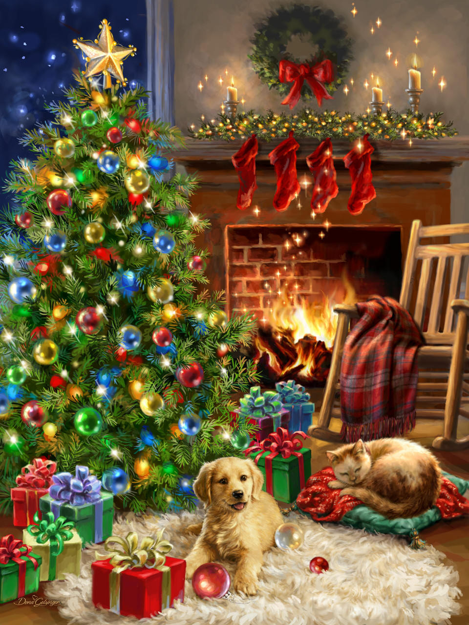 Christmas Morning 500 Piece Jigsaw Puzzle