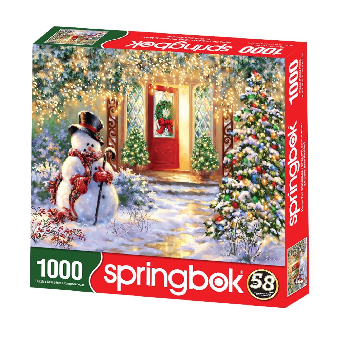 Home for Christmas 1000 Piece Jigsaw Puzzle - Allied Products Corp