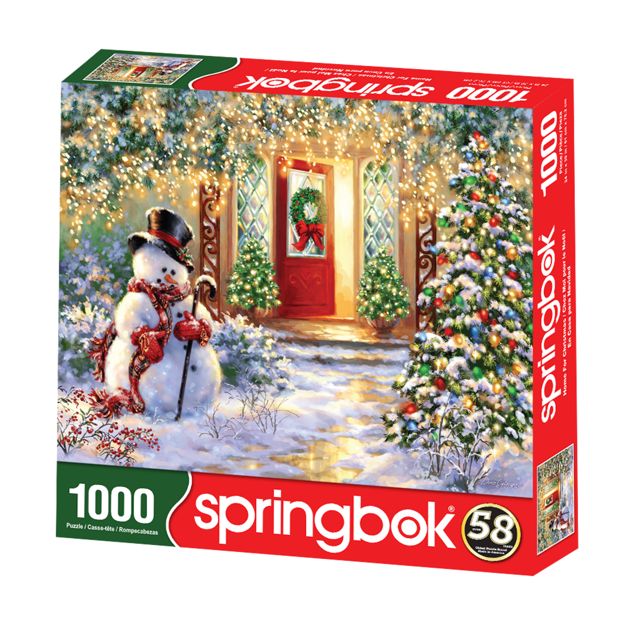 Home for Christmas 1000 Piece Jigsaw Puzzle - Allied Products Corp