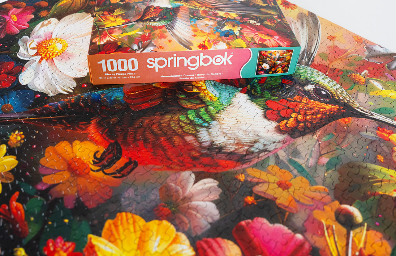 Cobble Hill Puzzle 1000 Teile – Motive: Kolibris, Inklusive Poster, 67,6 X 48,9 Cm
