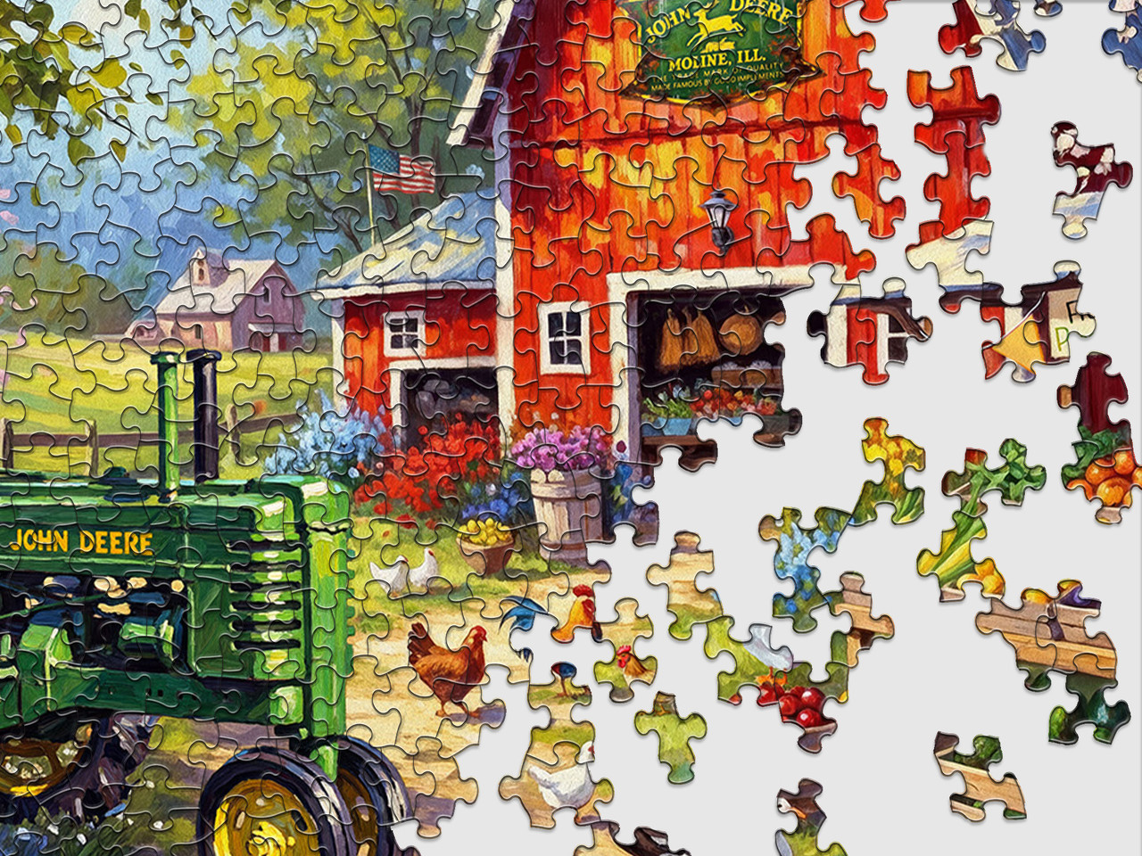 Puzzle Farmers Market Spring Summer Season - 1000 pièces -Bluebird