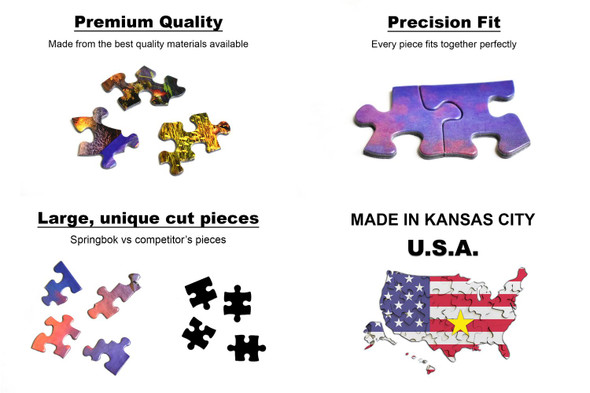 Colorful Caps 1000 Piece Jigsaw Puzzle