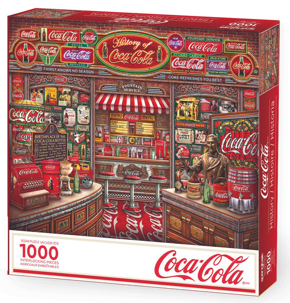 Coca-Cola Tin Signs 1000 Piece Jigsaw Puzzle — Trudy's Hallmark
