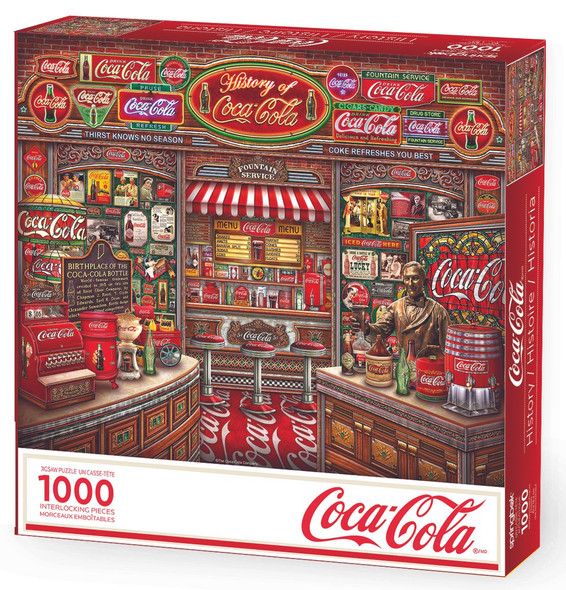 Coca Cola History 1000 Piece Jigsaw Puzzle