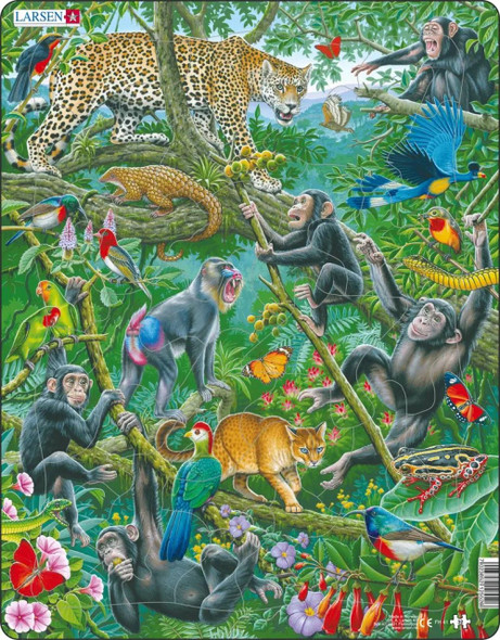 Jungle Life 32 Piece Children's Educational Jigsaw Puzzle