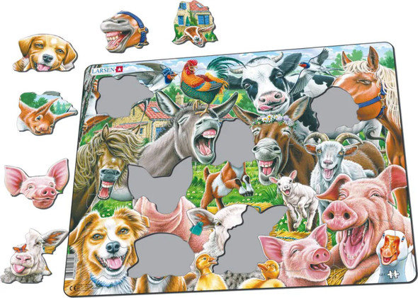 Happy Farm 33 Piece Children's Educational Jigsaw Puzzle