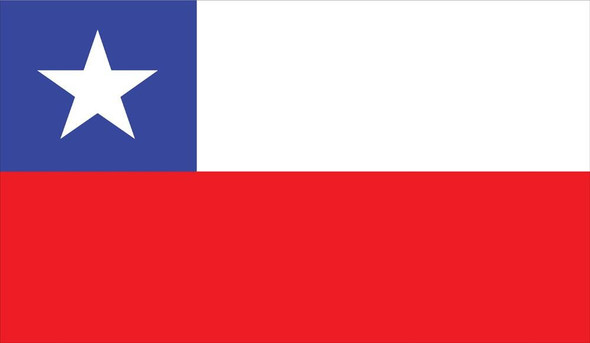 Chile World Flags - Nylon   - 2' x 3' to 5' x 8'