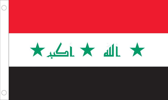 Iraq World Flags - Nylon   - 2' x 3' to 5' x 8'